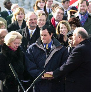 Governor Edward G. Rendell taking the Oath of Office