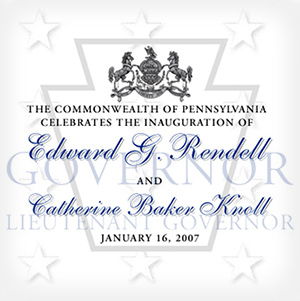 2007 Pennsylvania Gubernatorial Inauguration