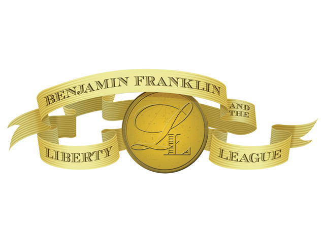 Benjamin Franklin and the Liberty League logo Benjamin Franklin and the Liberty League logo